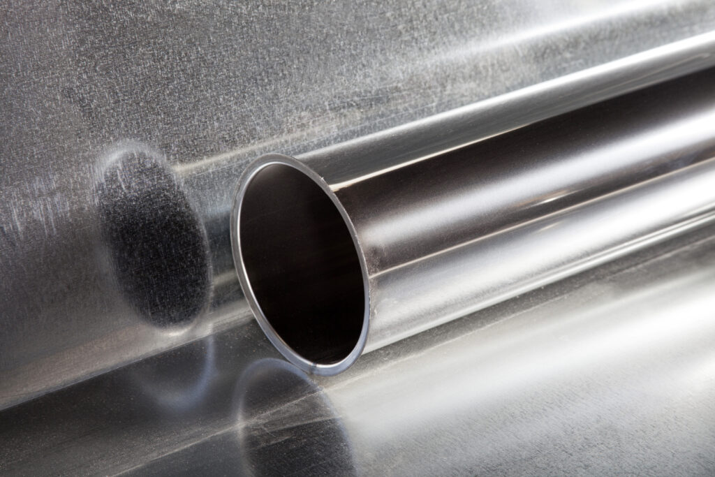 new metal pipe texture background